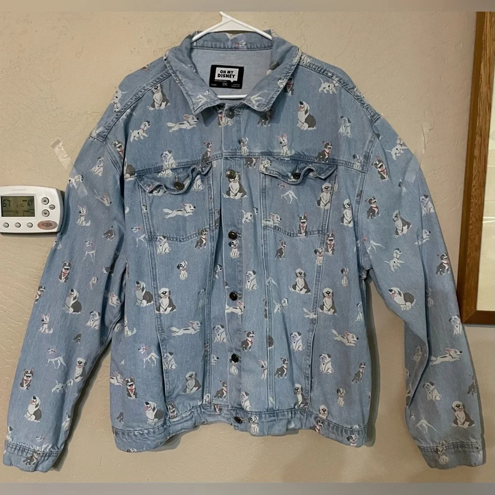 🐾Oh My Disney Dogs Jean Jacket, Size 2xl, Sold Out🐶 - Picture 8 of 16